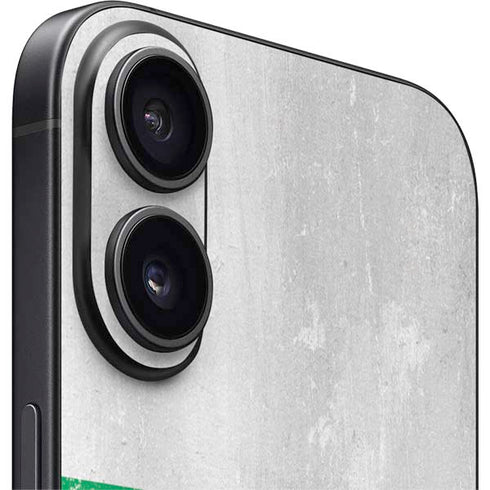 Bulgarian Flag Distressed iPhone 16 Plus Skin